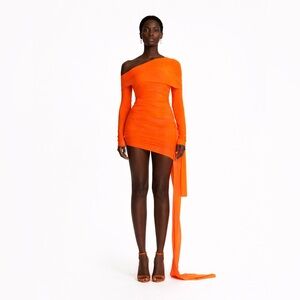 BBXBrand Chic Orange Dress